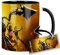 Mortal Kombat 11 B Tasse Innen & Henkel Schwarz Keramikbecher Mug