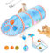 Migipaws Interactive Cat Toy Set, Moving Shadow Play of Butterfly on Cat Tunnel, Intelligent Rotating Ball,Cardboard Box Toy, Rechargeable