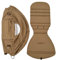Colu Kid Baldacchino e cuscino per passeggino compatibile con Babyzen YOYO 2 e YOYO+, kit di ricambio per passeggino, tessuto impermeabile a doppio strato (Toffee)