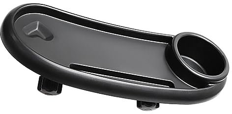 Hoement Stroller Tray Cup Holder Universal Buggy Snack Tray Removable Plastic Plate for Boys and Girls