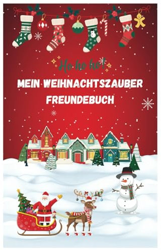 Kindergarten Freundebuch - Mein Weihnachtszauber Freundebuch: Weihnachtsbuch - Zum Ausmalen, Ankreuzen und Spaß haben