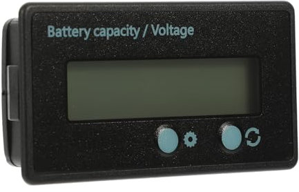 DIYEAH 1Set Indicatore Carica Della Batteria e Misuratore Tensione Per Batterie Auto e Elettriche Strumento Misurazione Affidabile Per Capacità Batteria e Test Della