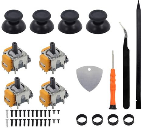 Ces sticks à effet Hall sont compatibles avec les manettes PS5 et remplacent avec précision les joysticks défectueux ou usés. Idéal pour un contrôle précis et une expérience de jeu améliorée.