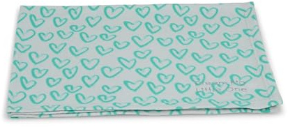 Petface Little Pet Heart Fleece Blanket for Puppies & Kittens (Pack of 1) | 100 x 70 cm, Grey, Soft & Warm Fleece, Machine Washable, for Crates & Furniture, Lightweight Comforter