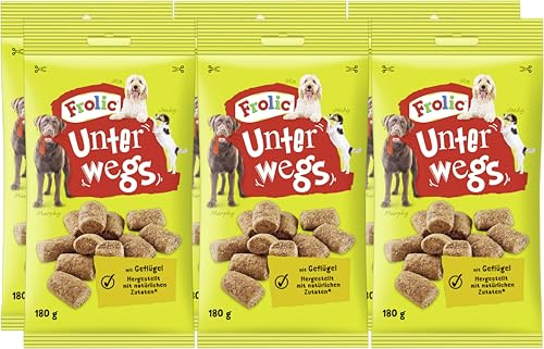 FROLIC™ UNTERWEGS™ Beutel Geflügel 6 x 180g