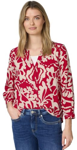 Street One Damen 3/4-Arm Bluse mit Tapedetails