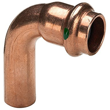 Pressfittinge T-Stück, 45° Bogen, Kappen, Muffen, 90° Bogen, Winkel Pressfittings Reduziermuffen Kupfer Rohrverbindung (90° Bogen - 15 mm (i-a))