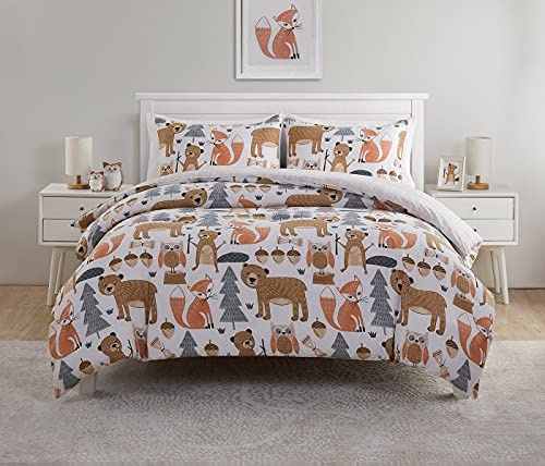 VCNY Home Little Campers Wende-Bettwäsche-Set, 2-teilig, Mehrfarbig