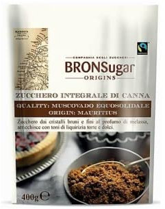 Bronsugar | Azúcar Muscovado de Comercio Justo de Mauricio | American Brown Sugar con Tonos de Regaliz | Azúcar moreno 1 paquete de 400 g