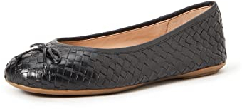 Geox Damen D Palmaria Ballerinas, Schwarz, 41 EU