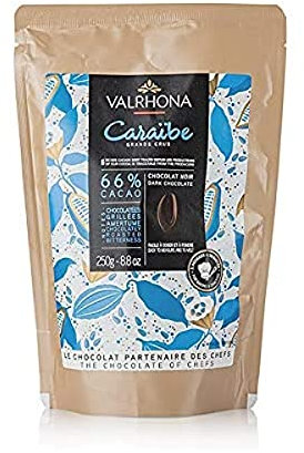 Fèves Chocolat Caraïbe Pâtissier 66% - 250g