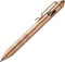 SMOOTHERPRO Kugelschreiber | Aluminium Bolt Action Pen | Edelstahlclip | für Büro Schule Business EDC (TP158) | Farbe Gold