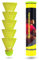 TK Gruppe Timo Klingler 40x Speedbadminton Federbälle schnell gelb Badmintonbälle für Training & Wettkampf Badminton - Feder Ball/Bälle Federball für Outdoor & Indoor