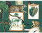 SANDNER Dschungel Tischset Baumwolle Tiere 35 x 45 cm grün