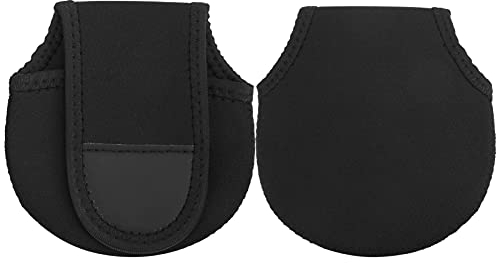 Alomejor 2-teilige Angelrollen-Tasche Baitcasting Rollenabdeckung Hülle Rollenschutzhülle wasserdichte Baitcast-Rollenschutzhülle
