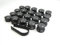 Partsdealers Radmutternabdeckungen für Volvo C30 C70 S40 S60 S80 S90 V50 V60 V70 V90 XC40 XC60 XC70 X90 Schraubenkappen + Verriegelungsabdeckungen 19 mm Set glänzend dunkelgrau + Werkzeug (für lange).