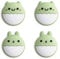 eXtremeRate PlayVital Lindos Agarres para Pulgar para Nintendo Switch/Lite/OLED - Tapas de Joystick de Silicona, Thumb Grips Antideslizantes para Joy-con, Diseño Plano (Conejo & Ardilla-Verde Matcha)