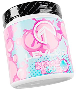 LevlUp Bubble Boom - Gaming Booster Pulver mit Koffein, wenig Zucker und langanhaltender Wirkung - Gaming Drink für längere Sessions und Fokus