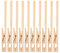 Test Tube Tongs, 10pcs Wooden Test Tube Clip Clamp Holder 20cm Length for Laboratory Equipment Testing Tool