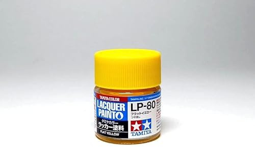 TAMIYA 82180 Model Color Lacquer Paint LP-80 Flat Yellow 10ml 82180