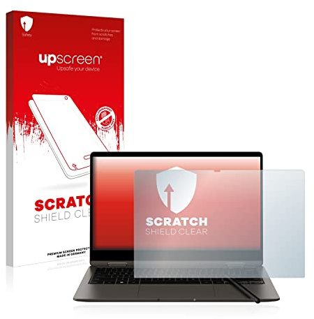 upscreen Schutzfolie für Samsung Galaxy Book3 360 13 | Transparenter Displayschutz Made in Germany Kristall-Klar Kratzschutz Anti-Fingerprint