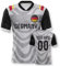 Deutschland Personalisiertes Weltmeisterschaft Fussball Trikot mit Ihrem Namen und Nummer für Herren Damen Kinder Casual Sport Fan T-Shirt Trikot Geschenk Grau