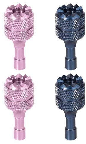 4 Stück Drohnen Steuerknüppel Zubehör, Abnehmbar Fernbedienungs Joysticks Daumenwippe Ersatz Kompatibel mit DJI Mini 3 Pro/Mini 4 Pro/Air 3 /Mavic 3 Pro Drohnen RC&RC 2 Controller (Blau, Rosa)