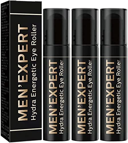 Herren Expert Hydra Energetic Eye Roller, Men Plus Expert Hydra Energetic Eye Roller, Herren Augenroller für geschwollene Augen und Augenringe (3 Stück)