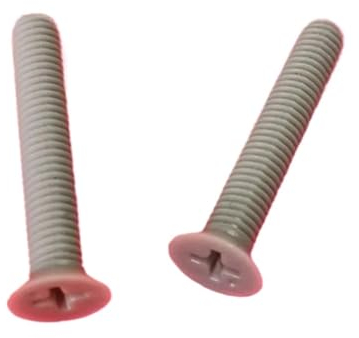 AQXYYWEI 2 Stück M5 Peek Flachkopf-Kreuzschlitzschrauben, Senkkopfschrauben, Gute Qualität, dekorative Haushaltsschrauben, 8–15 mm Länge (Size : M5x12mm)