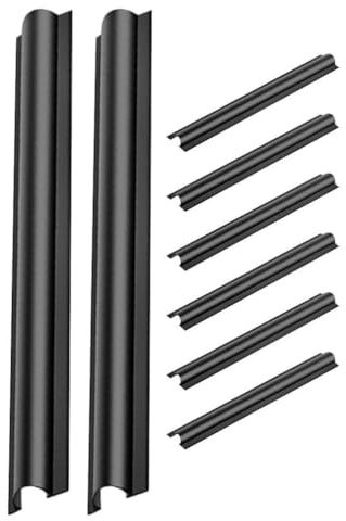 Housoutil Kabel Kanal Anthrazit Außen 8 Kfz-kabelhalter Kfz-kabelklemmen Fahrzeug-kabelklemmen Kabel-organizer