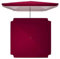 IMUNKT 250x250cm Toldo De Recambio Para Sombrilla Cuadrada, Cubierta De Recambio Para Sombrilla De Jardín/Mercado/Playa, 300x300cm 200x200cm Toldo De Recambio Impermeable UV30+(Burgundy,250x250cm/8.2x