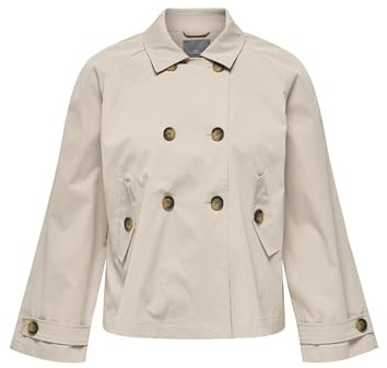 ONLY Carmakoma Carapril Life Short Trenchcoat Otw Noos Carapril Life Otw Noos Trench court Femme (lot de 1)