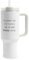 Prozente Momente Na dann tun wir mal so als ob das Kaffee wäre - Thermobecher | 1,2 Liter Fassungsvermögen | inkl. Trinkhalm | hochwertig | lustige Motive | doppelwandiger Becher To Go