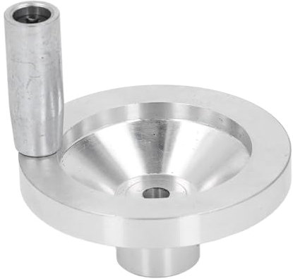 Mini-Drehmaschine-Handrad, Handrad aus CNC-Aluminiumlegierung, mit Griff für Interne Abgeschrägte Löcher, Kompakte CNC-Bearbeitungstechnologie