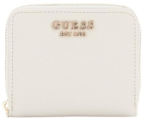 GUESS Laurel SLG Small Zip Around Wallet S Ivory