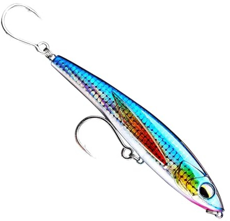 Oiieco Weitwurf Meeresangelköder,12 cm Künstlicher Köder 50 g Kunstköder Wobbler,Sinkender Meeresangelköder, Kunstköder Angelausrüstung,für Forelle, Barsch, Zander,Lachs, Hecht