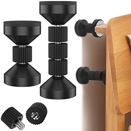 Eyoulife 2-teiliges Bettrahmen-Anti-Shake-Werkzeug, Verstellbarer Kopfteil-Stopper mit Gewinde, verhindert Lockern, geräuschlose Anti-Shake-Unterstützung am Bett für Bett, Schrank, Stuhl, Sofa, Möbel