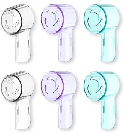 Labyrinxel Toothbrush Head Cover 6 Pcs for IO Brush Heads Electric Toothbrush Cap Travel Storage