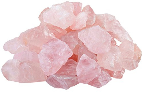 Shanxing Rosen Quarz Rohsteine Edelsteine Wassersteine Dekoration Stein für Reiki Kristall Heilung ca.25-40mm,460 Gramm