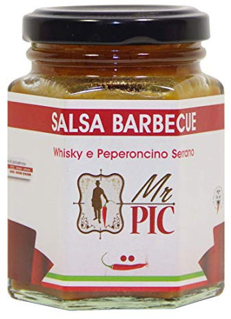 Salsa BBQ Whisky & Serrano (110 ml) - Mr PIC®: il Peperoncino Toscano di alta qualità - Carmazzi: la più ampia linea di prodotti piccanti in Italia