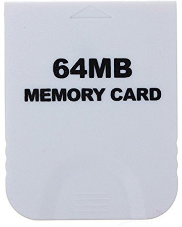 C-FUNN 64 Mb Speicherkarte Weiß Für Nintendo Wii & Gamecube