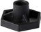 Tivoli by Normann Copenhagen - Prism - Candle Holder/Kerzenhalter/Kerzenständer/Kerzenleuchter - Gusseisen - Schwarz - H: 4 x W: 8,5 x L: 7,5 cm - für 1 Stück