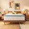 TEMPUR-PEDIC Mattress Topper Weicher, luxuriöser Premium-Schaumstoff, waschbarer Bezug, Memory Schaum, Weiss/opulenter Garten, Twin