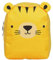 A Little Lovely Company - Rucksack Tiger - gelb - 21 x 26 x 10 cm