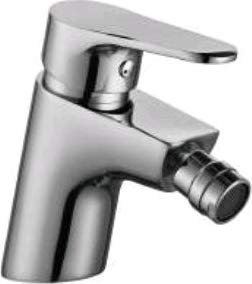 Miscelatore per bidet monocomando colore Cromo, Scarico Automatico - Teorema T-Gold