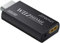 AUTOUTLET Black Wii to HDMI Converter Output Video Audio Adapter with Indicator, Wii2HDMI 3.5 mm Audio Video Output Supports 720/1080P All Wii Display Modes for Nintendo Plug & Play
