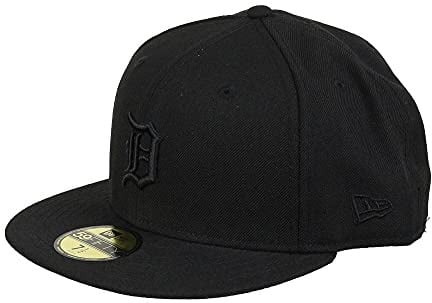 New Era Detroit Tigers Cap 59Fifty Basecap Baseball Fitted Kappe MLB bob schwarz - 7 3/8-59cm (L)