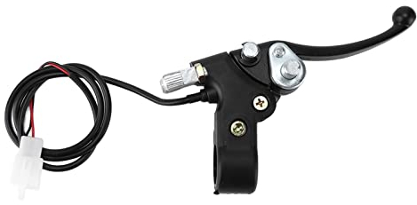Qiilu Quad Bremshebel, Rechter Bremshebel, 22mm Motorrad Griffhebel, Bremskupplungshebel Rechter Bremsgriffhalter, Rechter Kupplungs Bremsgriff Hebelsitz mit Kabel für 2-Takt Mini Quad ATVs