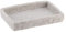 Tendance - Porte Savon polyresine rectangulaire Effet Pierre - Gris
