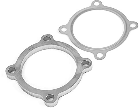 Kit di Guarnizioni della Flangia del Tubo di Scarico Turbo da 3 in 4 Bulloni Adatto per la Serie Turbo di Garrett T3 T3/T4 GT30 GT30/GT35, Accessorio del Veicolo della Flangia di Scarico della Flangia